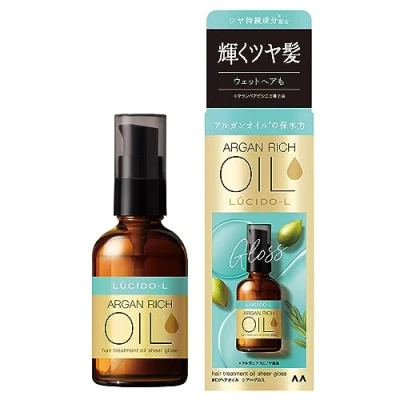 Afbeelding van LUCIDO L Oil Treatment #EX Hair Shear Gloss Argan Non rinse 60ml