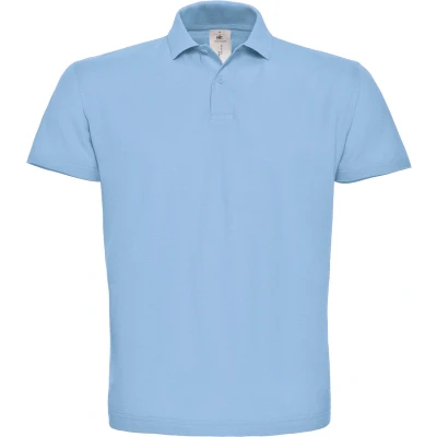 Afbeelding van Unisex Polo ID.001 Lichtblauw merk B&amp;C maat XL