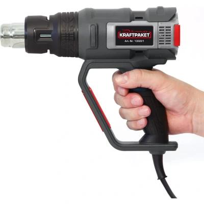 Afbeelding van Dino KRAFTPAKET 130221 PROFI 2000W 50 650C Heteluchtpistool Incl. tas, accessoires, blaasopzetstuk 2000 W