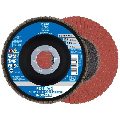 Afbeelding van Polifan Tandveerring Pfc 115 A Cool 40 Sg Inox+Aluminium Pferd 67754115 Diameter Mm 10 Stuks