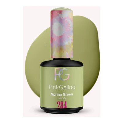 Afbeelding van Pink Gellac 284 Spring Green gel nagellak 15 ml