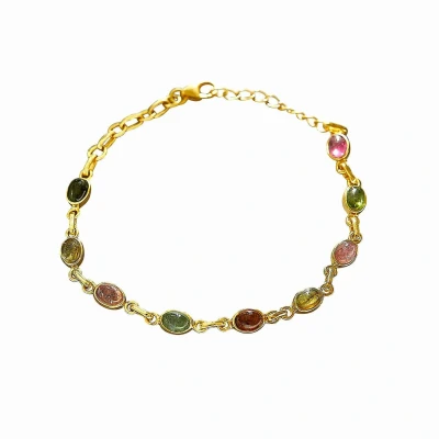 Afbeelding van LOBERON Armband Leilan bont