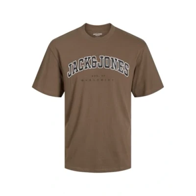 Afbeelding van JACK&amp;JONES JUNIOR JJECALEB Varsity Tee SS O Neck SN MNI, Cantee/Fit: los, 128 cm