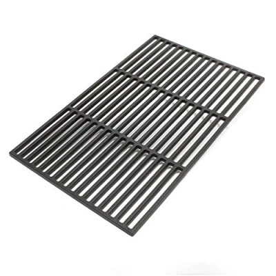 Afbeelding van Barbecuerooster grillrooster gietijzer rechthoek 54 x 34 cm massief voor barbecue, gasgrill bbq