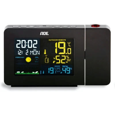Afbeelding van ADE Digitaal weerstation WS1911 met LED plafond of muurprojectie