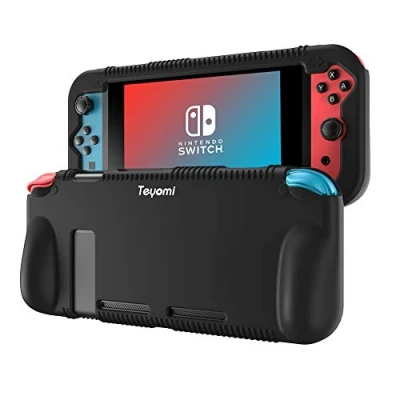 Afbeelding van Teyomi Cover Compatibel met Nintendo Switch, Protective Silicone Case Switch Case(Switch Black)