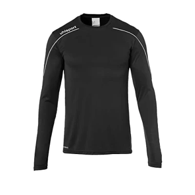 Afbeelding van Uhlsport Stream 22 Voetbalshirt Lange Mouw Heren Zwart / Wit Maat: L