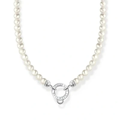Afbeelding van Thomas Sabo ketting 925 sterling zilveren zirconia One Size Wit 32023673