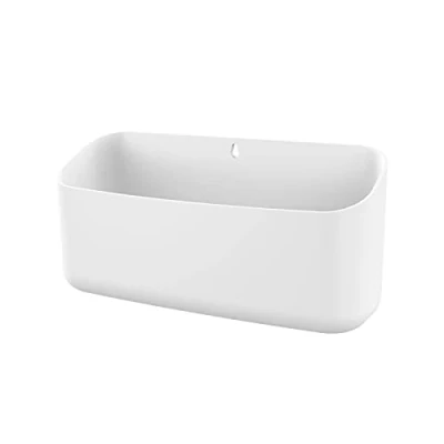 Afbeelding van MoKo Magnetische, droog uitwisbare markerhouder, verbreed de magnetische markeerstift, opbergruimte voor schoolbenodigdheden, whiteboard, koelkast, kluisje, wasmand, pluishouder, vuilnisbak droger, wasmachine, wit