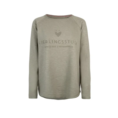 Afbeelding van Lieblingsstück Sweatshirt CathrinaEP met logoprint