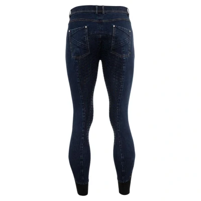 Afbeelding van BR Rijbroek Mathieu heren siliconen zitvlak 44 Dark Denim