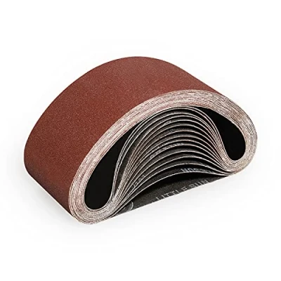 Afbeelding van Sruhrak 75 X 457 MM Schuurbanden, Korrel 180, Schuurband voor het Slijpen Polijsten en Ontroesten, Geschikt Bandschuurmachine 457X75(15 Stuks)