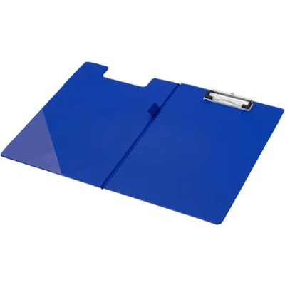 Afbeelding van Q Connect PVC Foldover Klembord Foolscap Blauw KF01301