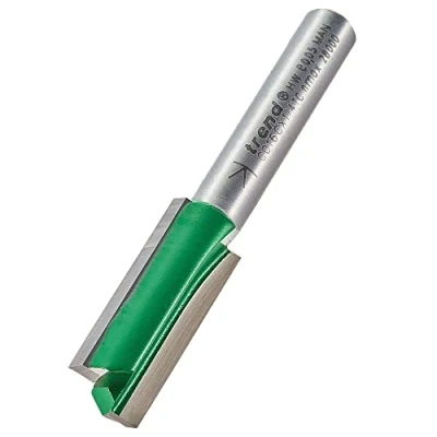 Afbeelding van Trend CraftPro Rechte frees met twee fluiten, 1/4 inch schacht, 10 mm snijdiameter en 25 snijlengte, wolfraamcarbide getipt, C016CX1/4TC