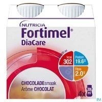 Afbeelding van Fortimel Diacare Chocoaldesmaak 4x200ml