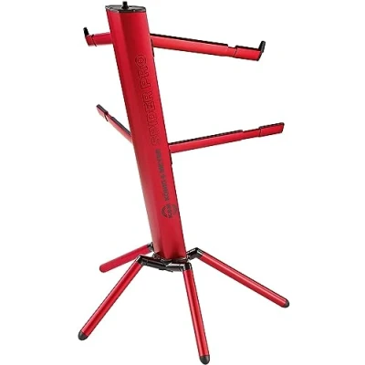 Afbeelding van König &amp; Meyer 18860 Spider Pro Keyboard Stand (Red) zuilen standaard