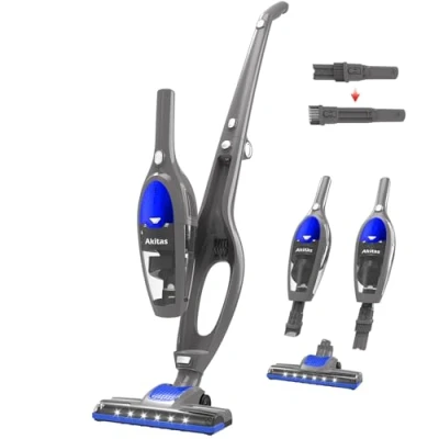 Afbeelding van Akitas U10 22.2v 150w 3in1 Draadloze Rechtopstaande Handheld Stick Stofzuiger Lichtgewicht Oplaadbare Lithium Batterij