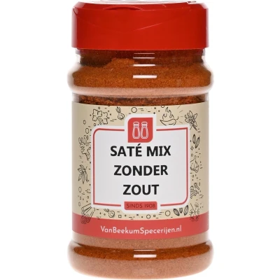 Afbeelding van Van Beekum Specerijen Saté Mix Zonder Zout Strooibus 120 gram