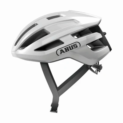 Afbeelding van Abus PowerDome Racehelm BikeTotaal.nl Wit