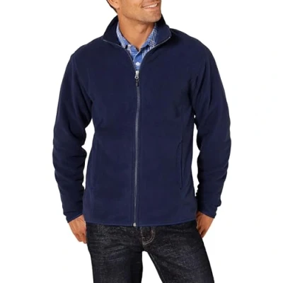 Afbeelding van Amazon Essentials Men&#039;s Fleecejack met volledige ritssluiting (verkrijgbaar in grote en lange maten), Marineblauw, XXL