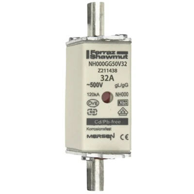 Afbeelding van Mersen 1B643.000000 NH zekering Afmeting : 000 32 A 500 V 1 stuk(s)