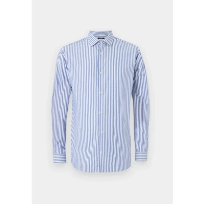 Afbeelding van Jack &amp; Jones Overhemd Jprblaparker Shirt L/s Noos 12227385 Black Iris Mannen Maat S