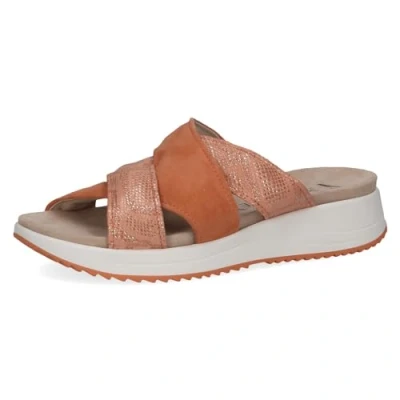 Afbeelding van Caprice Muiltjes, Dames, Maat: 40, Orange comb Leer