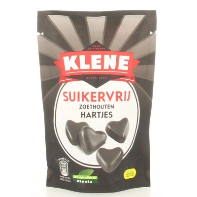 Afbeelding van Klene Zoethouten Hartjes Suikervrij 105GR