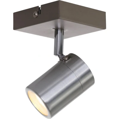 Afbeelding van Mexlite Spot upround IP44 LED 2486st staal