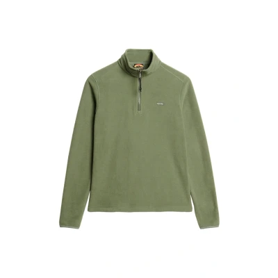 Afbeelding van Superdry Vrouwen Polarfleecetrui met Halve Rits Groen Grootte: 36