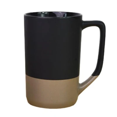 Afbeelding van grote mok, keramische koffiemok, 500 ml beker porselein, klassieke met handvat, cadeaus voor papa, mannen, cappuccinokop, XXL kantoor en thuis