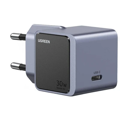 Afbeelding van UGREEN Nexode Air 30W PD USB C Snellader GaN Adapter Grijs