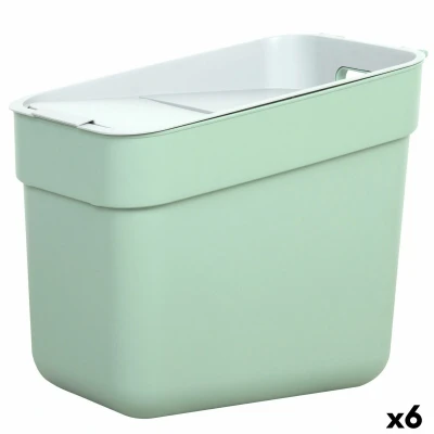 Afbeelding van Vuilnisemmer Curver Groen Plastic 20 L (6 Stuks)