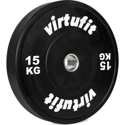 Afbeelding van VirtuFit Bumper Plate Olympische Halterschijf van Rubber 50 mm 15 kg