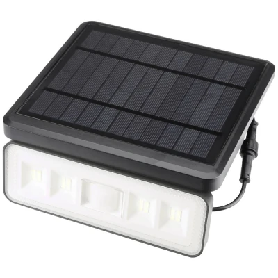 Afbeelding van Sygonix SY 5972856 Wandspot op zonne energie met bewegingsmelder LED 8 W Neutraalwit Zwart