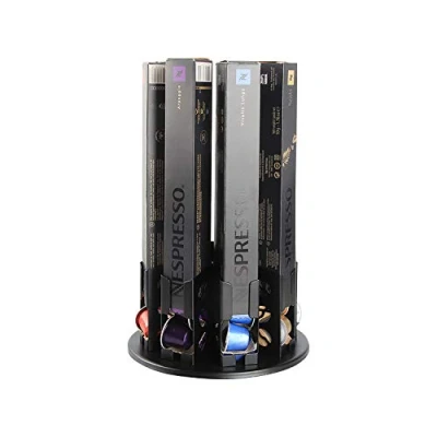 Afbeelding van FlagShip Nespresso Pod Houders Opslag Carrousel Koffie Originele Lijn Capsules Houder Organizer Stand Kleine 80 Pods