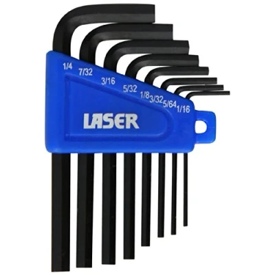 Afbeelding van Laser LAS0267 0267 Inbussleutel Set (8 stuks)