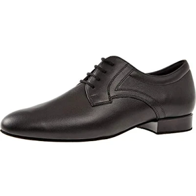 Afbeelding van Diamant Heren Ballroom Dansschoenen 085 026 028 Extra Breed Zwart Leer Maat 43