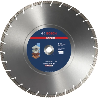 Afbeelding van Bosch Accessories 2608900668 EXPERT MultiMaterial Diamanten doorslijpschijf Diameter 450 mm Boordiameter 20 mm, 25.40 Steen, Beton, Baksteen 1 stuk(s)