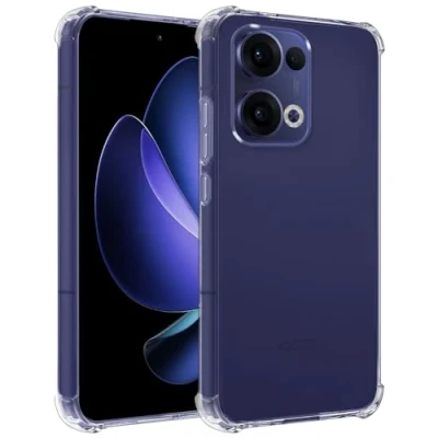 Afbeelding van Hoesje Geschikt voor OPPO Reno 13 Siliconen Shock Proof Case Hoes Cover Shockproof Transparant