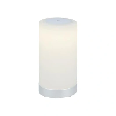 Afbeelding van BRILONER LAMA LED Tafellamp Batterij Dimbaar Glas Snoerloos Aanraakfunctie 3.300K Warm Wit Chroom Mat 245x125 mm (HxD)