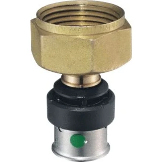 Afbeelding van Viega Smartpress schroefkoppeling brons 16 mm pers x G 1/2&quot;