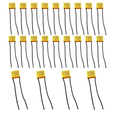 Afbeelding van LNGJIN ontstoringscondensator, radiaal, 0,22 uF, 275 V, X2 veiligheidscondensatoren, led voor high density printplaatcomponenten, knipperlampen, niet verlichte ledlampen