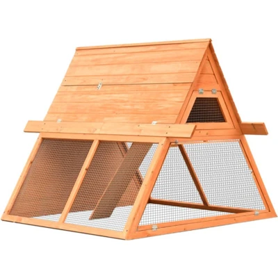 Afbeelding van vidaXL Konijnenhok 152x128x108 cm massief grenen en vurenhout