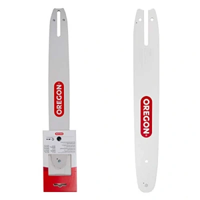 Afbeelding van Oregon Kettingzaag Geleider, 14&quot; Omkeerbaar Mes, 14 Inch Geleiderail, A095, Motorbevestiging, 3/8 Low Profile Pitch, 1,3mm Meter, Compatibel met Husqvara kettingzagen &amp; Meer