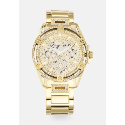 Afbeelding van Guess GW0464L2 Queen horloge Quartz horloges Goudkleur