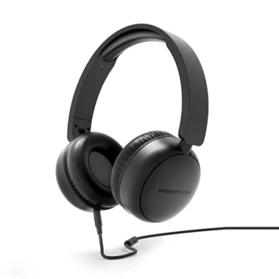 Afbeelding van Energy Sistem Soundspire hoofdtelefoon (100% gerecycled kunststof, afneembare kabel, microfoon, spraakassistent) Zwart