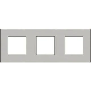 Afbeelding van Niko 3 voudig afdekraam montage vert hori klem rvs metaal geborsteld ip41 150 76700