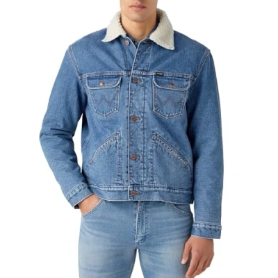 Afbeelding van Wrangler Sherpa Spijkerjas, Heren, Maat: Medium, Wranch