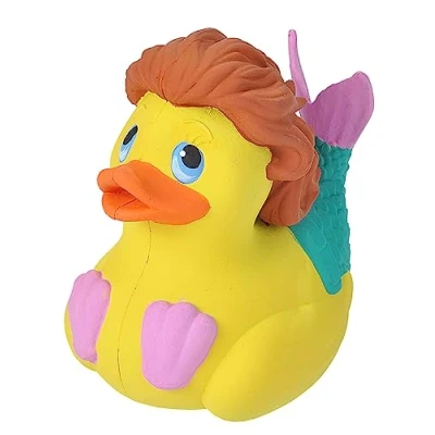Afbeelding van Wild Republic Badeend Zeemeermin Meisjes 10 Cm Geel